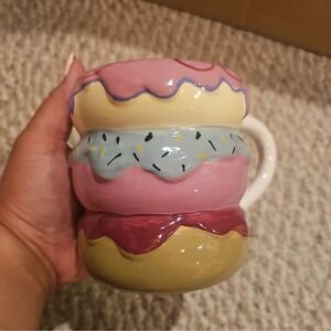 Donut Mug Set – Adorable Room‎ Essentials Ceramic Mugs! 🍩☕ set of 2